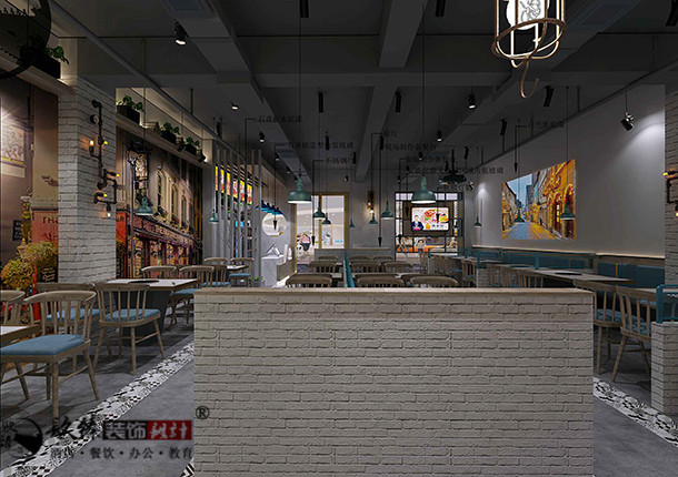 銀川韓式烤肉店設(shè)計效果圖|镹臻設(shè)計